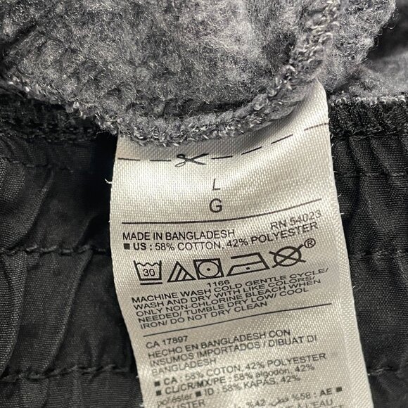 Old Navy Men's L Zipper Pocket Jogger Pants Gray w Black Trim - Picture 9 of 15